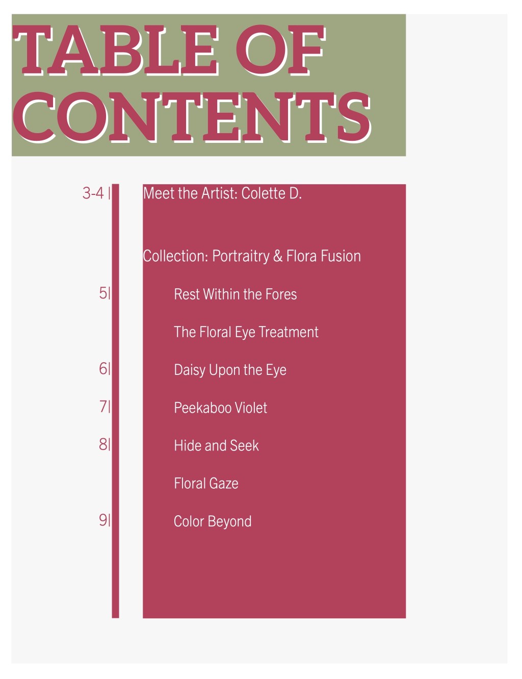 print & layout design